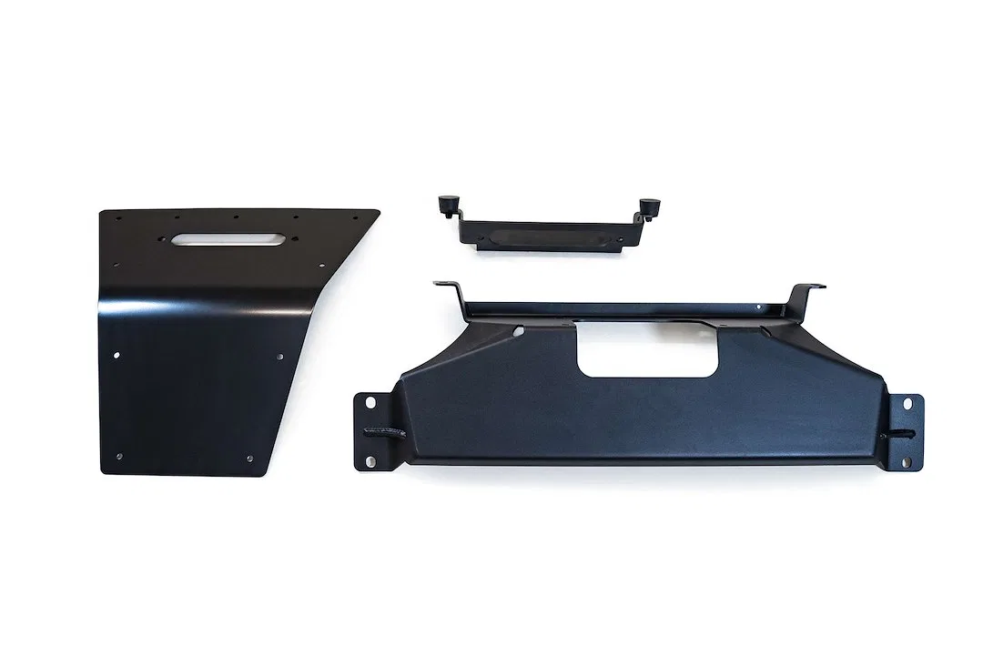 AC2101401NA – A.DESERT DES Winch Mount, Compatible Only With F218102070103 Powder Coated Black Steel